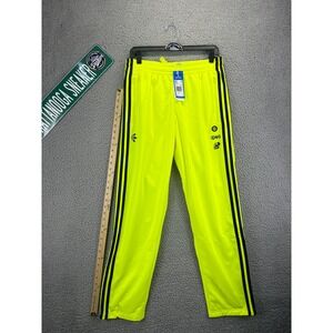 Adidas X Bored Ape Yacht Club Punks Track Pants Mens Medium Neon Yellow NEW M
